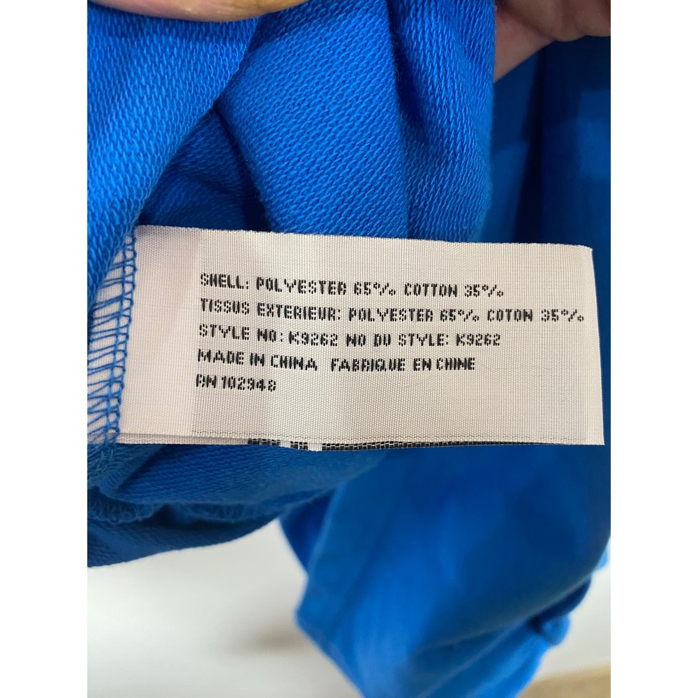 Tulle Los Angeles Blue Ruffle Empire Waist Mini Dress Pockets NWT Size L - Picture 8 of 8